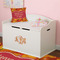 Fall Leaves Wall Monogram on Toy Chest