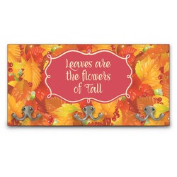 Fall Leaves Wall Mounted Coat Rack