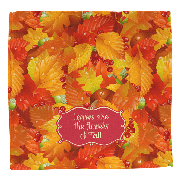 Fall Leaves Washcloth - Front - No Soap