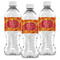 Fall Leaves Water Bottle Labels - Front View