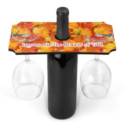 Fall Leaves Wine Bottle & Glass Holder
