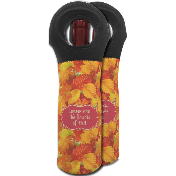 Fall Leaves Wine Tote Bag - MAIN