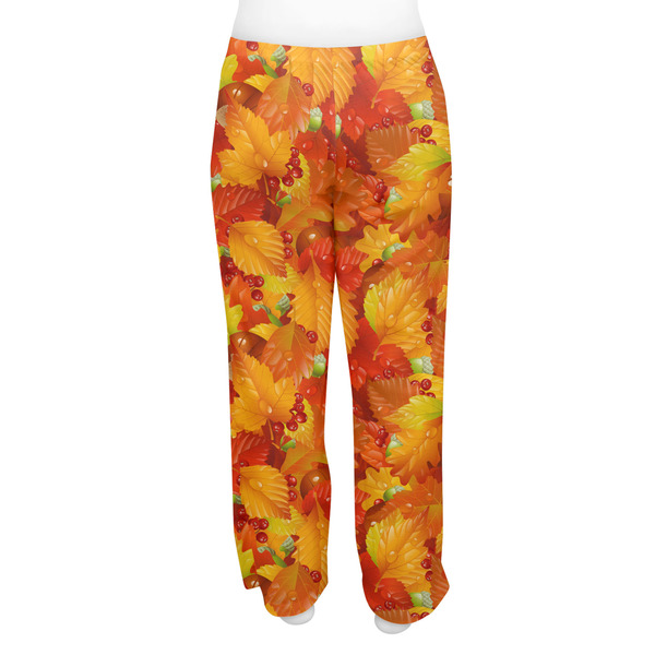 Fall Leaves Women's Pj on model - Back