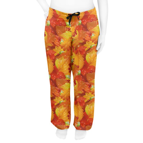 Fall Leaves Women's Pj on model - Front