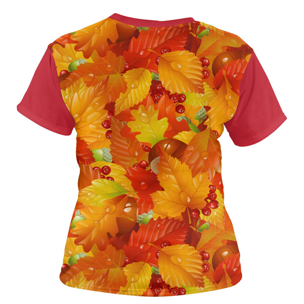 Fall Leaves Women's T-shirt Back