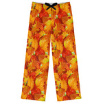 Fall Leaves Womens Pajama Pants - M