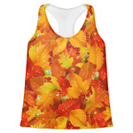 Fall Leaves Womens Racerback Tank Top - 2X Large