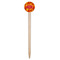 Fall Leaves Wooden 6" Food Pick - Round - Single Pick