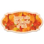 Fall Leaves Genuine Maple or Cherry Wood Sticker