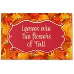 Fall Leaves Woven Mat