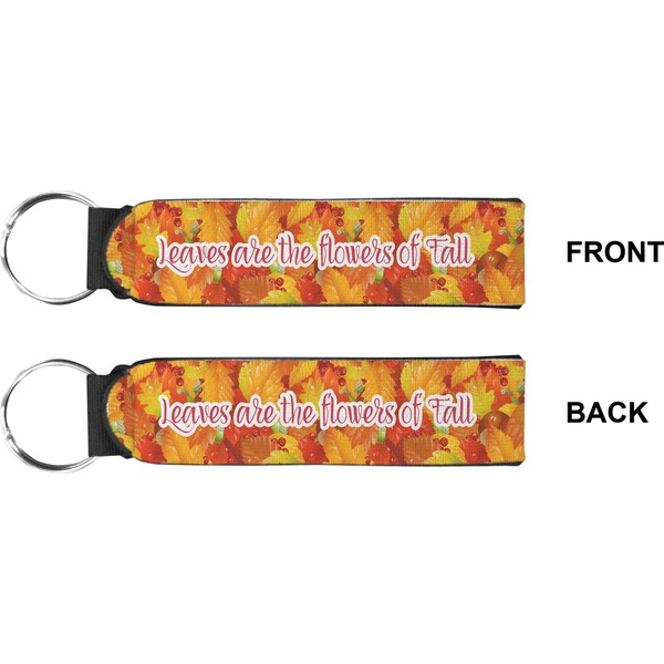Fall Leaves Wristlet (Front + Back)