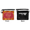 Fall Leaves Wristlet ID Cases - Front & Back