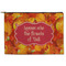 Fall Leaves Zipper Pouch Large (Front)