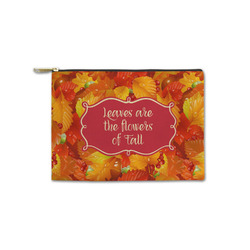 Fall Leaves Zipper Pouch - Small - 8.5"x6"