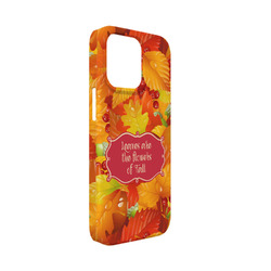 Fall Leaves iPhone Case - Plastic - iPhone 13 Mini (Personalized)