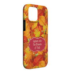 Fall Leaves iPhone Case - Rubber Lined - iPhone 13 Pro Max (Personalized)