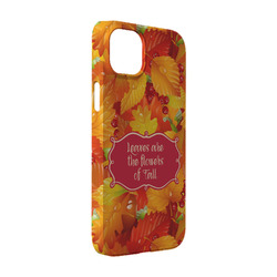 Fall Leaves iPhone Case - Plastic - iPhone 14 (Personalized)