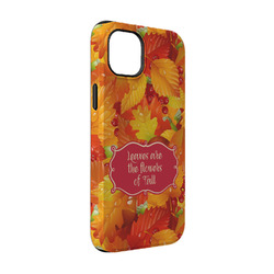 Fall Leaves iPhone Case - Rubber Lined - iPhone 14 Pro (Personalized)