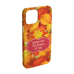 Fall Leaves iPhone Case - Plastic - iPhone 15 (Personalized)