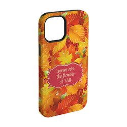 Fall Leaves iPhone Case - Rubber Lined - iPhone 15 (Personalized)