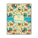 Old Fashioned Thanksgiving Wood Print - 11x14 (Personalized)