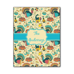 Old Fashioned Thanksgiving Wood Print - 11x14 (Personalized)