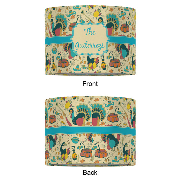 Old Fashioned Thanksgiving 12" Drum Lampshade - APPROVAL (Fabric)