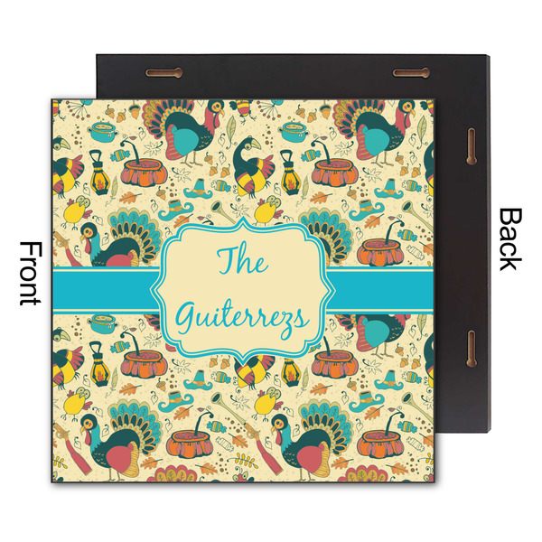 Old Fashioned Thanksgiving 12x12 Wood Print - Front & Back View