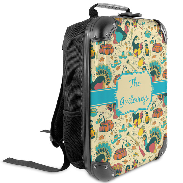 Custom Old Fashioned Thanksgiving Kids Hard Shell Backpack (Personalized)