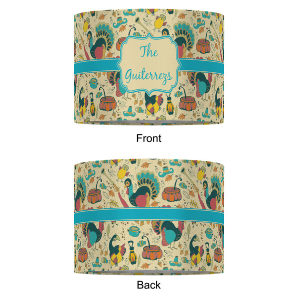 Old Fashioned Thanksgiving 16" Drum Lampshade - APPROVAL (Fabric)