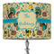 Old Fashioned Thanksgiving 16" Drum Lampshade - ON STAND (Fabric)