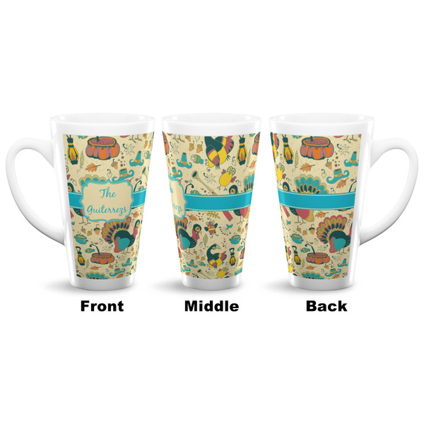 Old Fashioned Thanksgiving 16 Oz Latte Mug - Approval