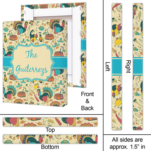 Old Fashioned Thanksgiving 16x20 - Canvas Print - Approval