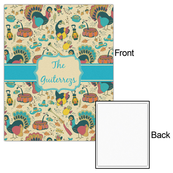 Old Fashioned Thanksgiving 16x20 - Matte Poster - Front & Back