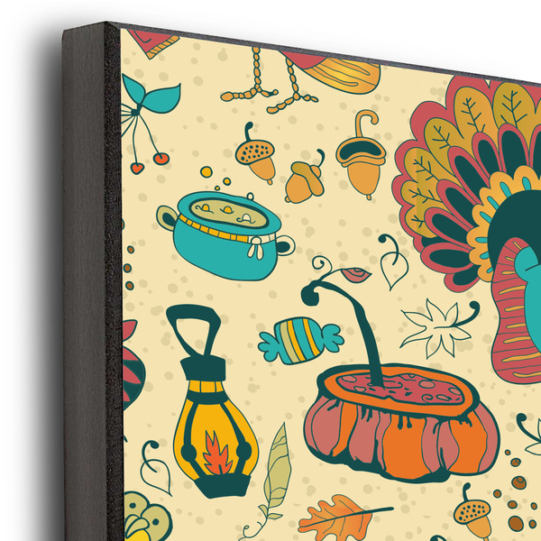 Old Fashioned Thanksgiving 16x20 Wood Print - Closeup