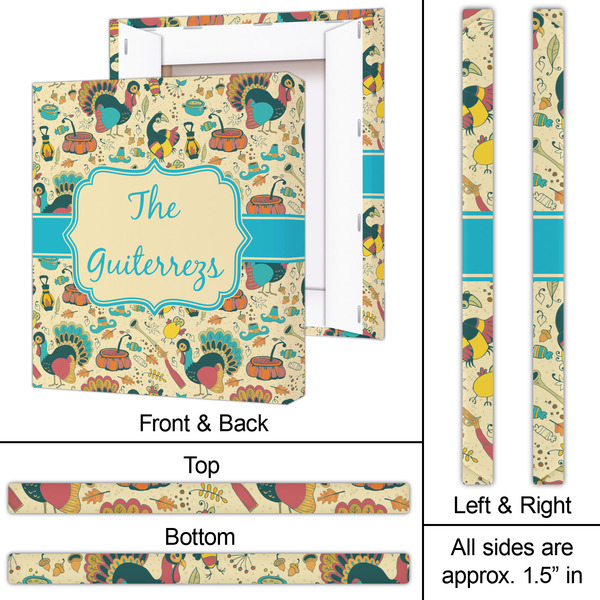 Old Fashioned Thanksgiving 20x24 - Canvas Print - Approval