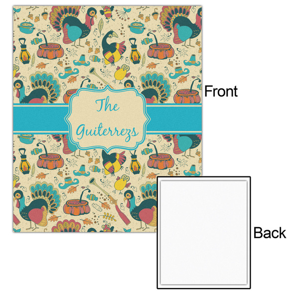 Old Fashioned Thanksgiving 20x24 - Matte Poster - Front & Back