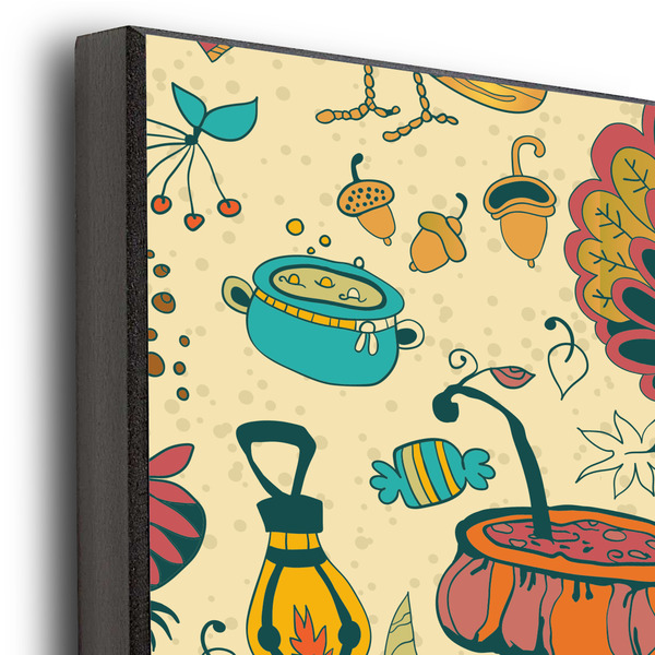 Old Fashioned Thanksgiving 20x24 Wood Print - Closeup