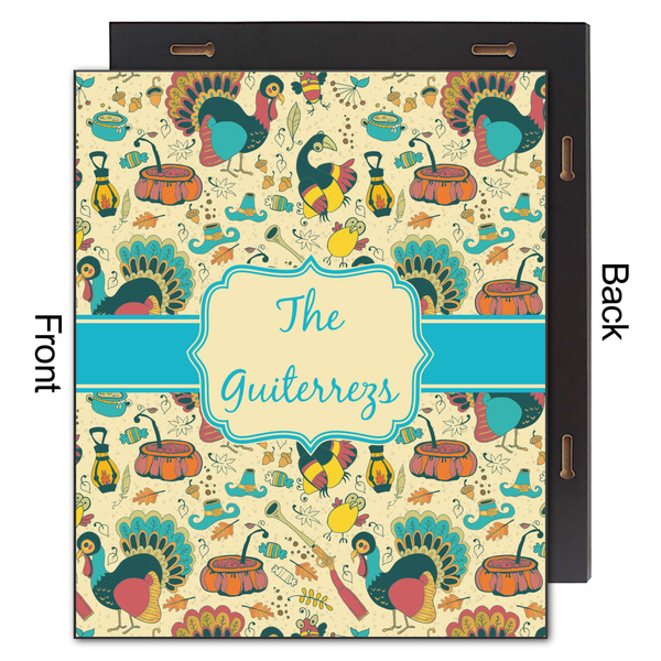 Old Fashioned Thanksgiving 20x24 Wood Print - Front & Back View