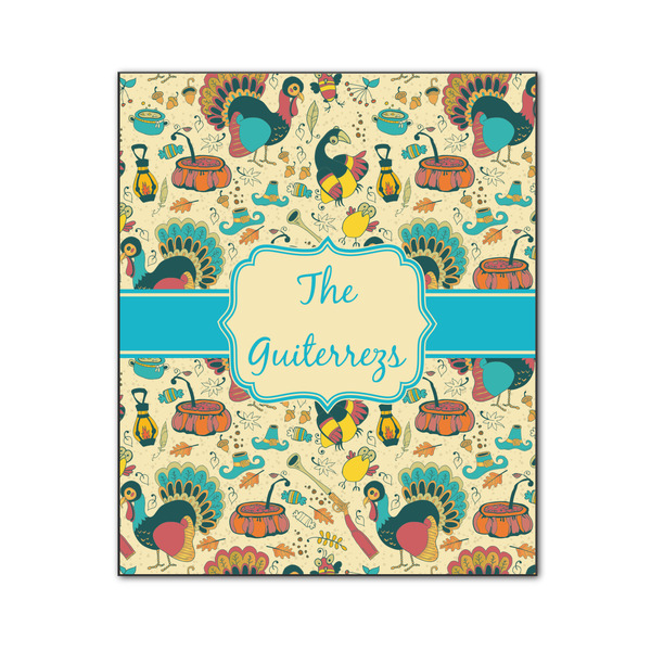 Custom Old Fashioned Thanksgiving Wood Print - 20x24 (Personalized)