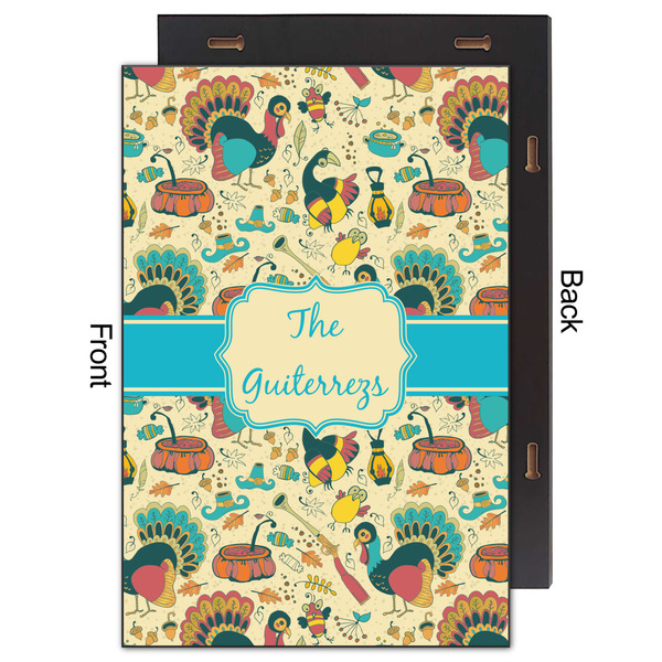 Old Fashioned Thanksgiving 20x30 Wood Print - Front & Back View