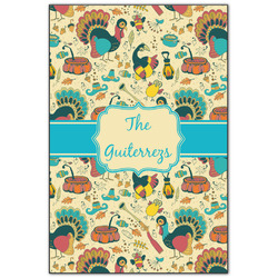 Old Fashioned Thanksgiving Wood Print - 20x30 (Personalized)