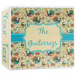 Old Fashioned Thanksgiving 3-Ring Binder - 3 inch (Personalized)