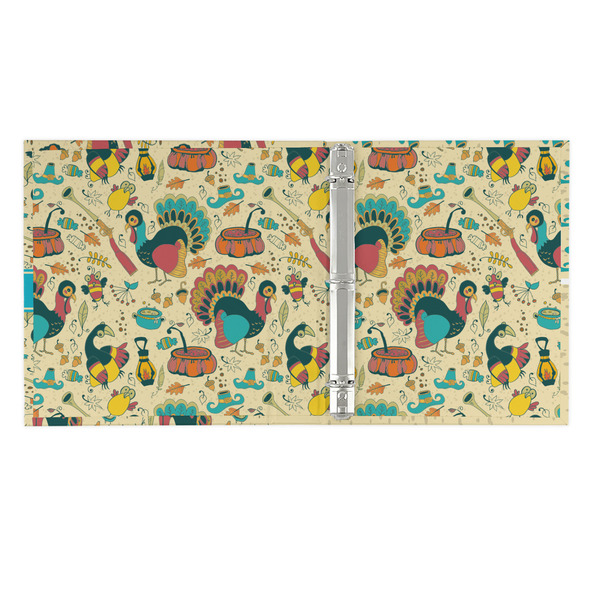 Old Fashioned Thanksgiving 3 Ring Binders - Full Wrap - 1" - OPEN INSIDE