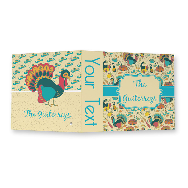 Old Fashioned Thanksgiving 3 Ring Binders - Full Wrap - 2" - OPEN OUTSIDE