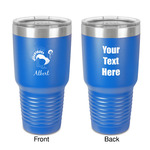 Old Fashioned Thanksgiving 30 oz Stainless Steel Tumbler - Royal Blue - Double-Sided (Personalized)