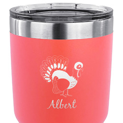 Old Fashioned Thanksgiving 30 oz Stainless Steel Tumbler - Coral - Double Sided (Personalized)