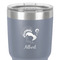 Old Fashioned Thanksgiving 30 oz Stainless Steel Ringneck Tumbler - Grey - Close Up