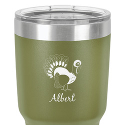 Old Fashioned Thanksgiving 30 oz Stainless Steel Tumbler - Olive - Double-Sided (Personalized)