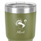 Old Fashioned Thanksgiving 30 oz Stainless Steel Ringneck Tumbler - Olive - Close Up